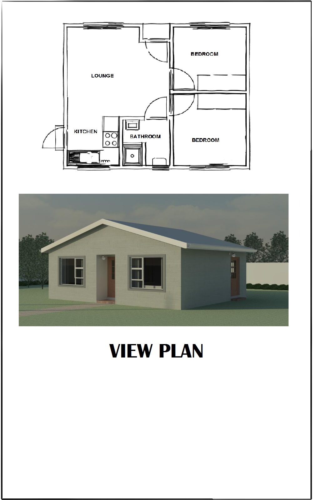 House SAP40 Floor Plan