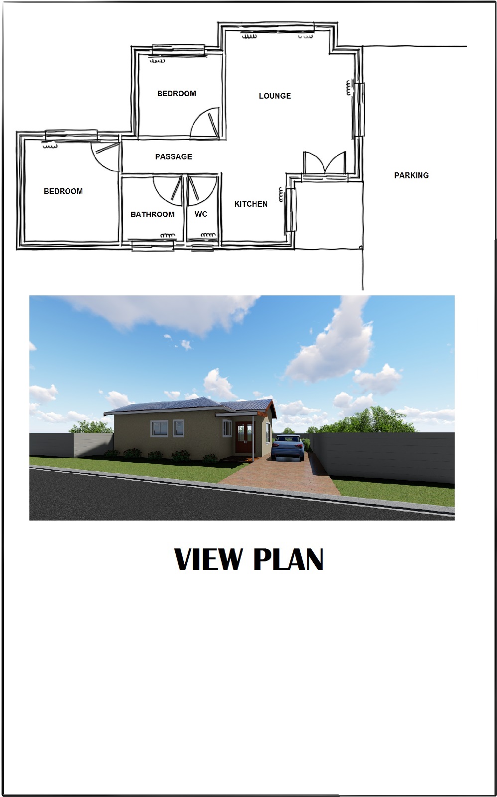 House SAP40 Floor Plan