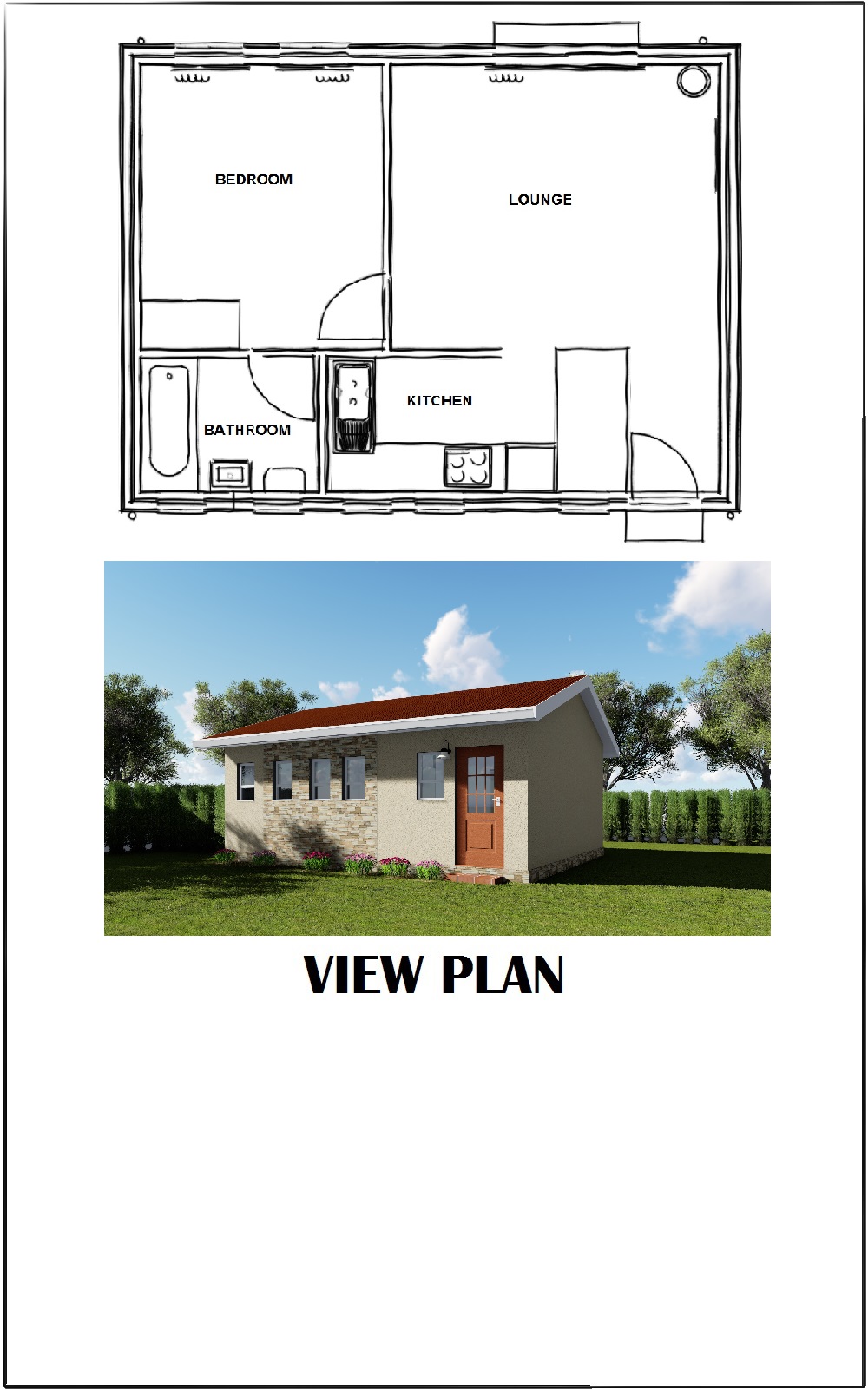 House SAP40 Floor Plan